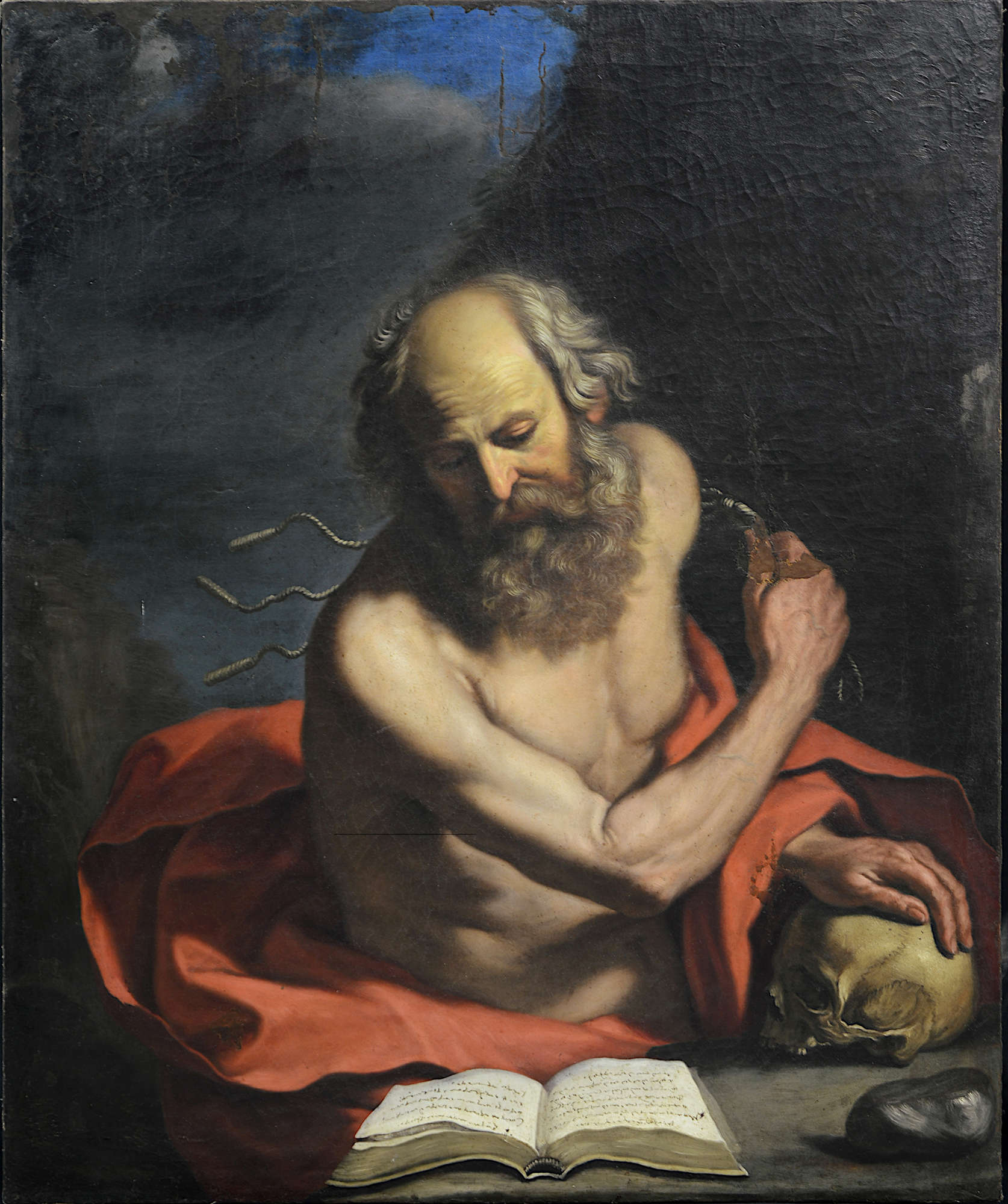 Bartolomeo Gennari il Giovane, San Girolamo penitente (1650 circa; olio su tela, cm 117,5 x 97,5; Bologna, Collezioni Comunali d’Arte) Bartolomeo Gennari il Giovane, San Girolamo penitente (1650 circa; olio su tela, cm 117,5 x 97,5; Bologna, Collezioni Comunali d’Arte)