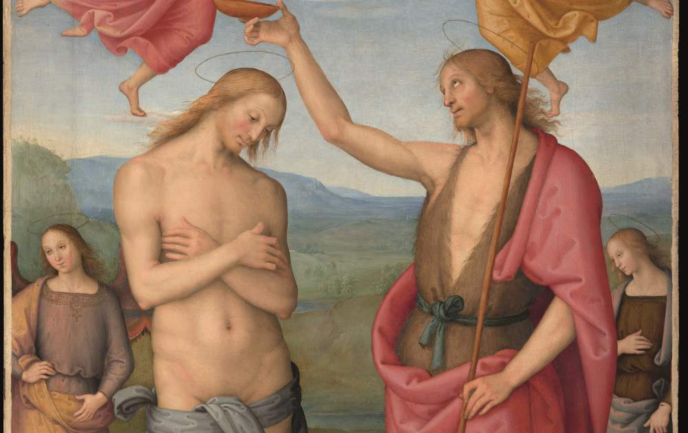 Milan, for Palazzo Marino Christmas exhibition comes Perugino's Baptism of Christ 
