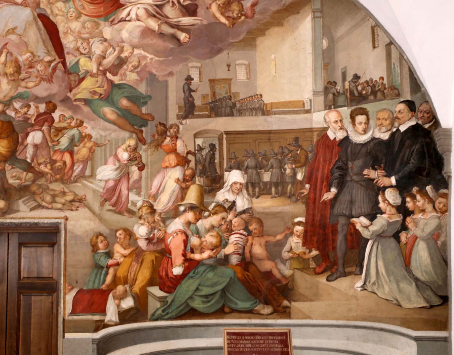 Bernardino Poccetti, Strage degli Innocenti (1610; fresco, 700 x 460 cm; Florencia, Spedale degli Innocenti) Bernardino Poccetti, Strage degli Innocenti (1610; fresco, 700 x 460 cm; Florencia, Spedale degli Innocenti)