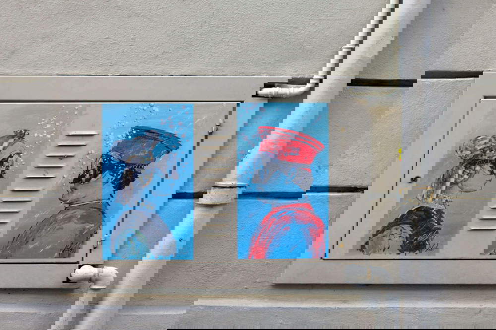 Blub, Art sabe nadar. Crédito: ravennaedintorni.it