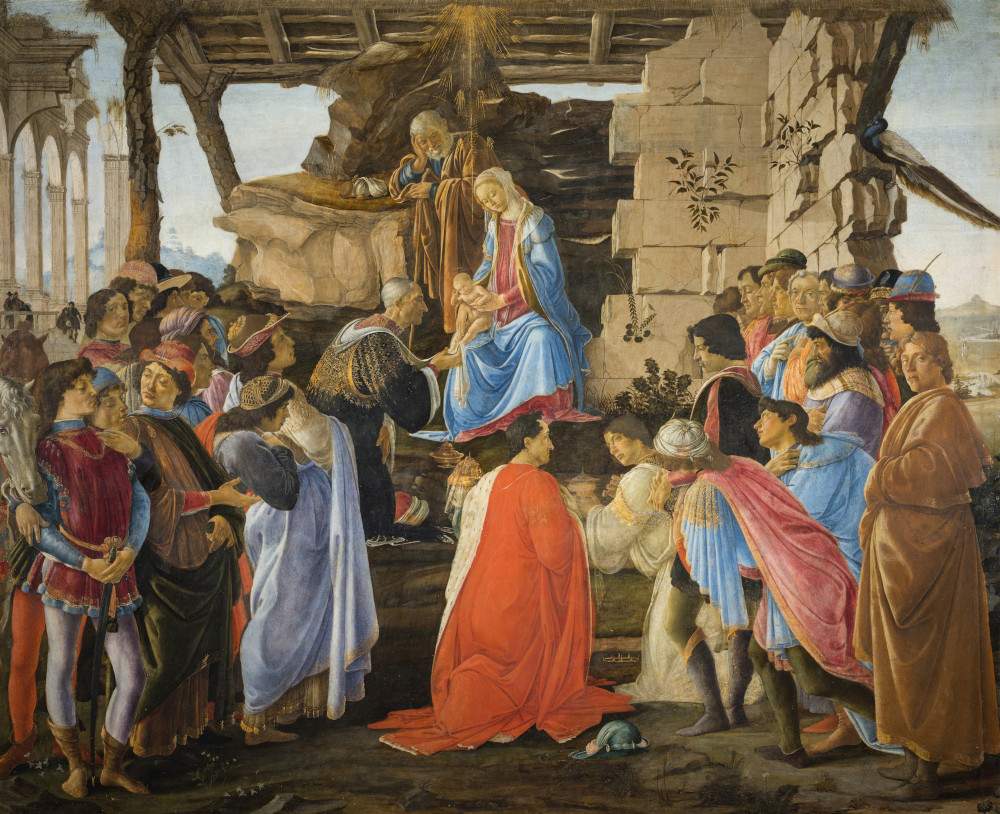 Dagli Uffizi l'Adorazione dei Magi di Botticelli va in trasferta a Napoli 