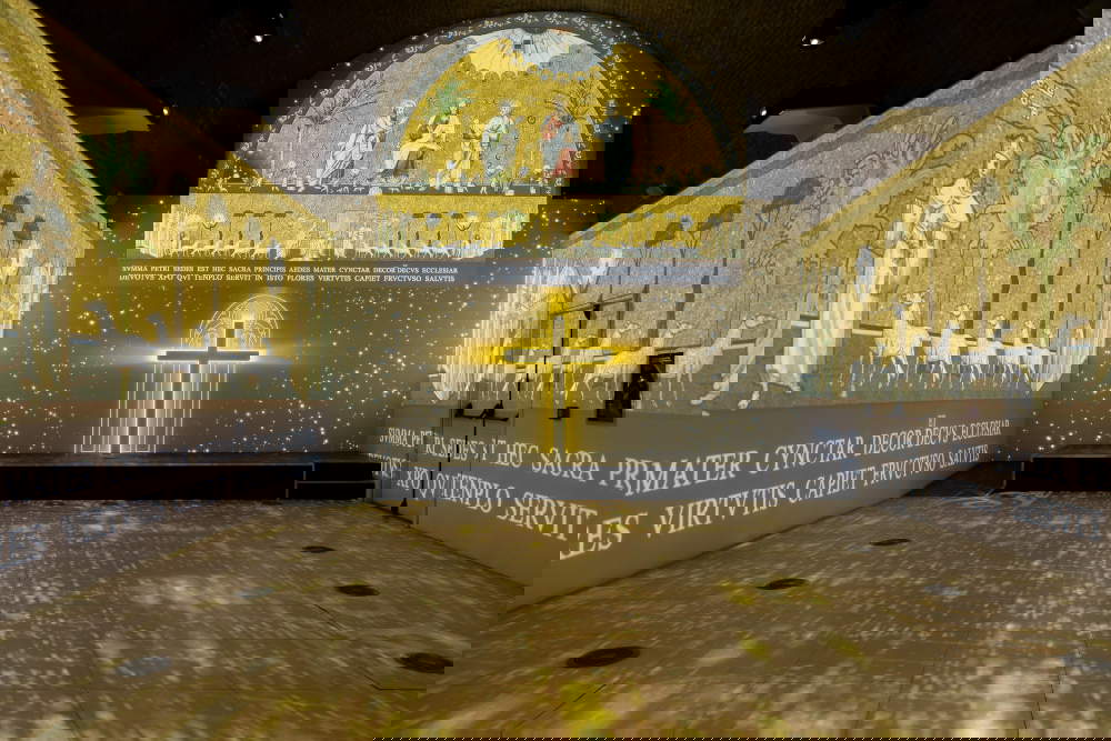 Sala immersiva della Bronzo&amp;Oro. Foto di Paolo Roberto Santo, Studiozabalik