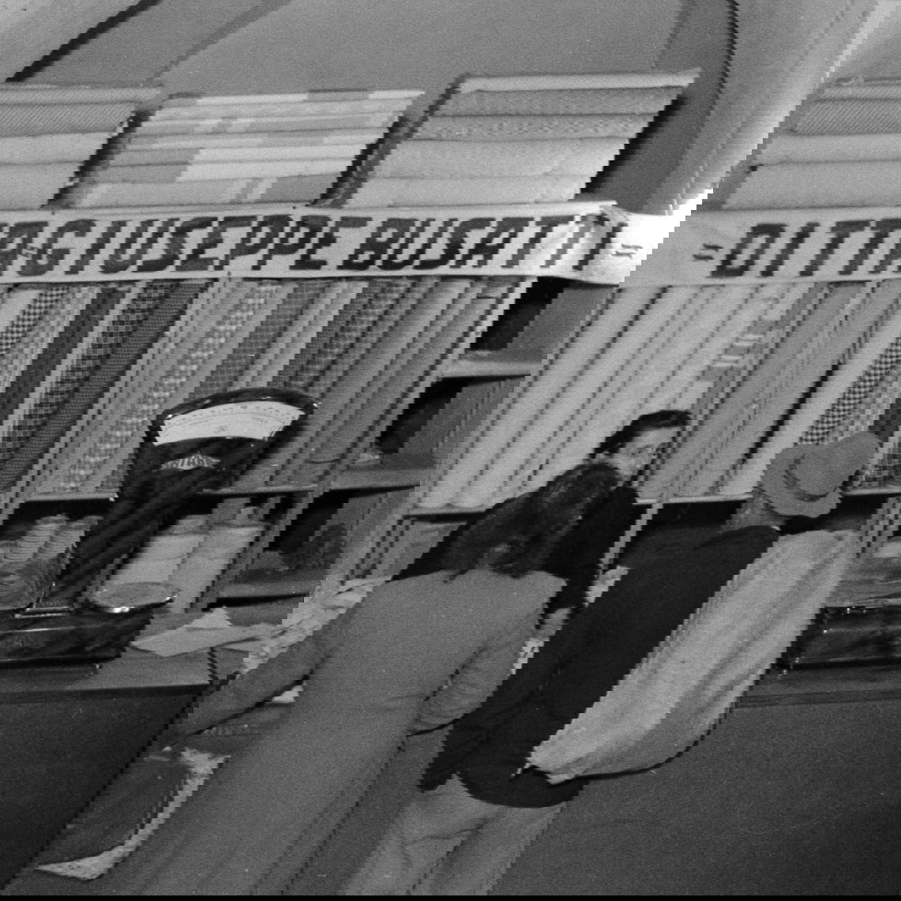 Imagen histórica de la fábrica de tejidos Busatti