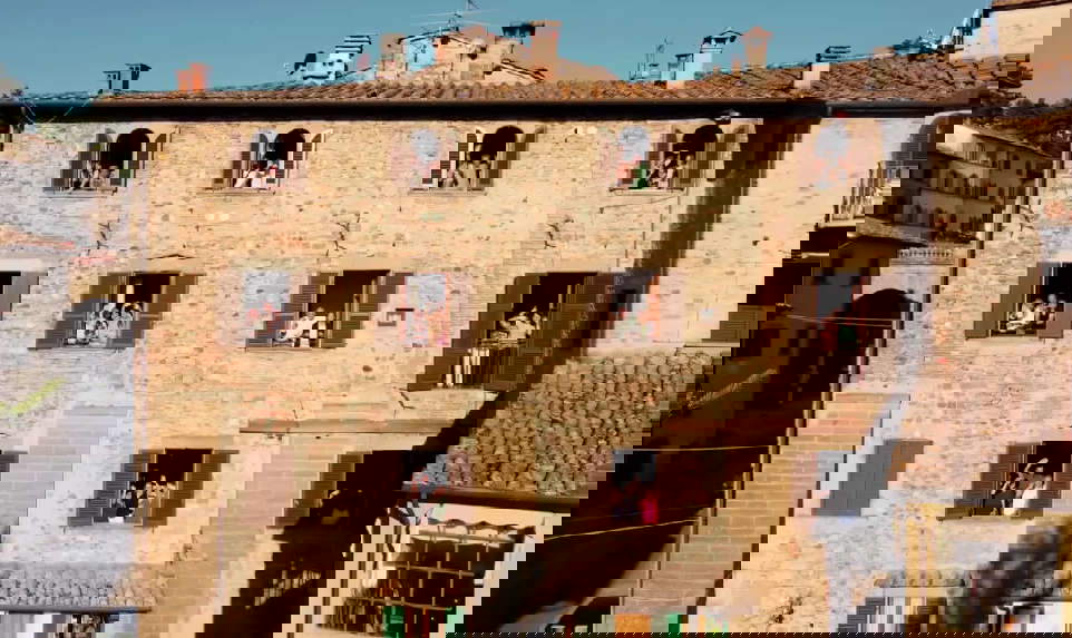 Palacio Morgalanti, casa de Busatti en Anghiari