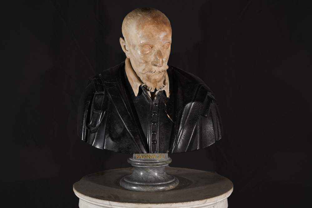 Bust-portrait of Prospero Farinacci attributed to Bernini donated to Castel SantAngelo Museum 