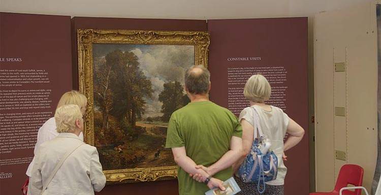La National Gallery di Londra porta un dipinto di Constable in un centro commerciale