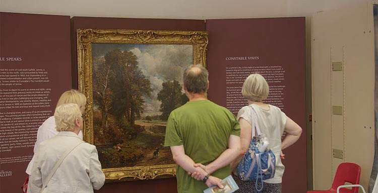 La National Gallery di Londra porta un dipinto di Constable in un centro commerciale
