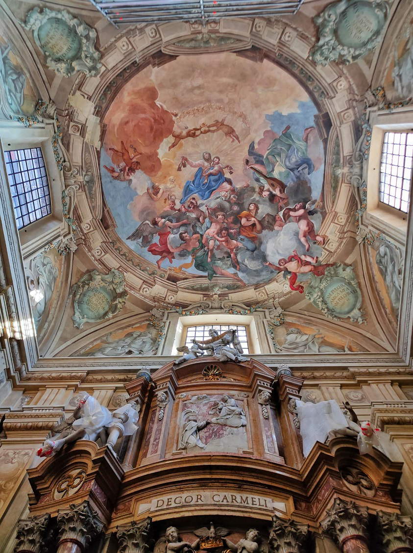 Gloria della Vergine di Giacomo Parolini appena restaurata