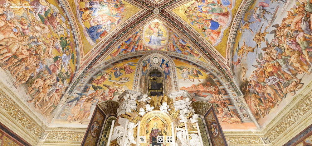 La Cappella di San Brizio con gli affreschi di Luca Signorelli è ora visitabile online a 360 gradi