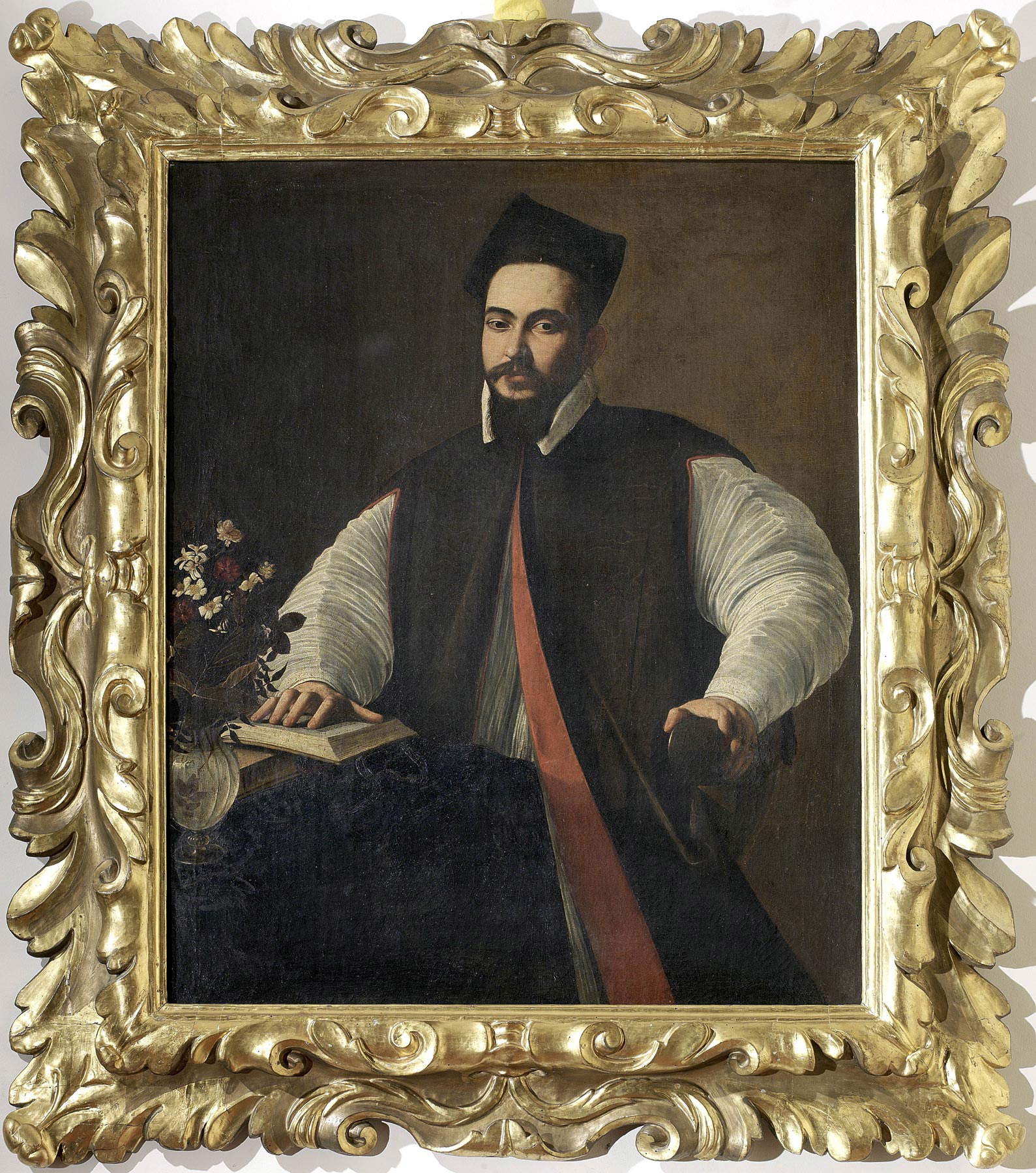 Caravaggio, Portrait of Maffeo Barberini (c. 1595; oil on canvas, 122 x 95 cm; Florence, Private Collection)