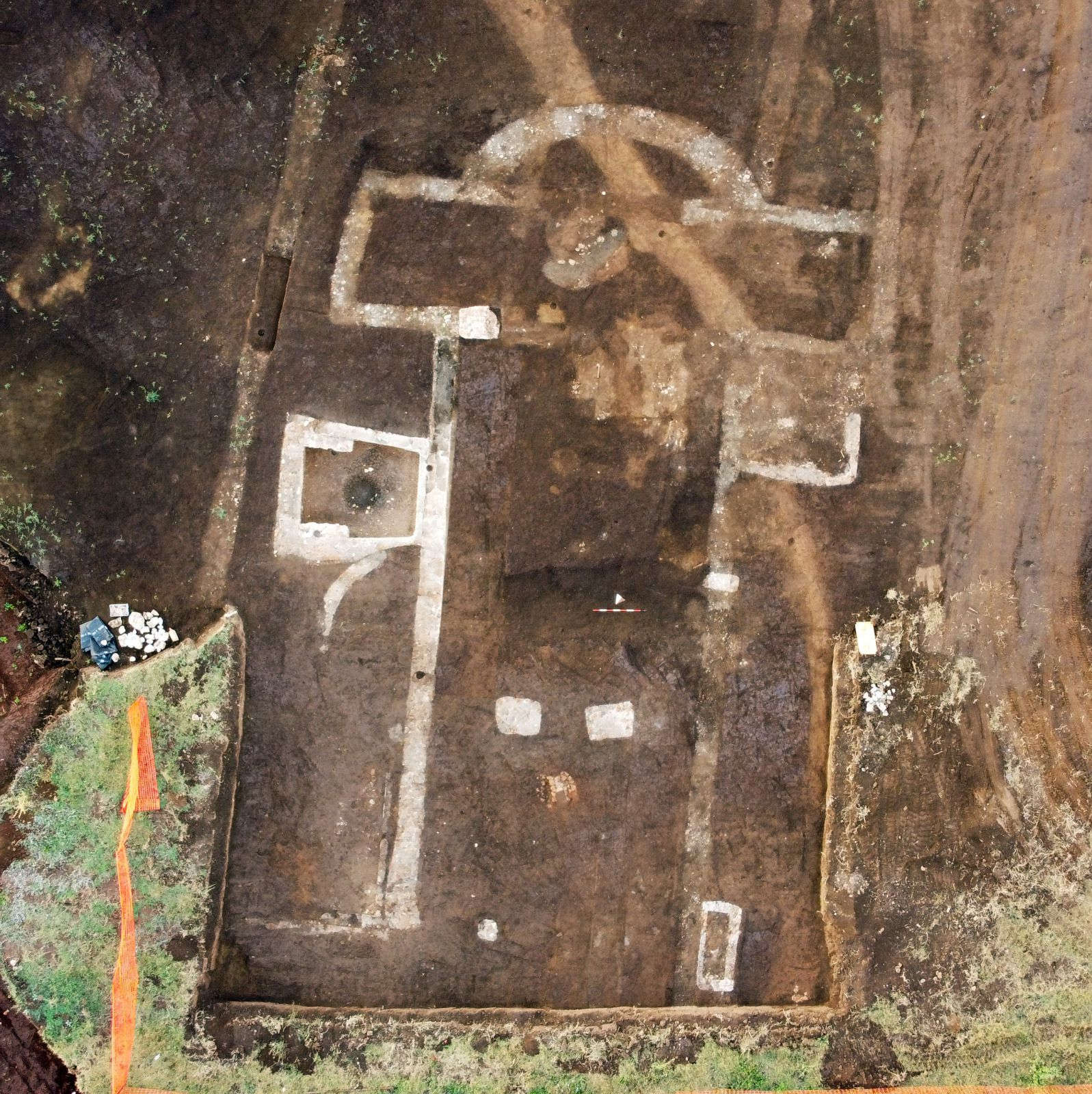 Le site de l'église St Stephen à Cave