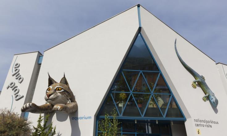 Prato allo Stelvio, the Aquaprad Visitor Center. Photo: Venosta.net Prato allo Stelvio, the Aquaprad Visitor Center. Photo: Venosta.net