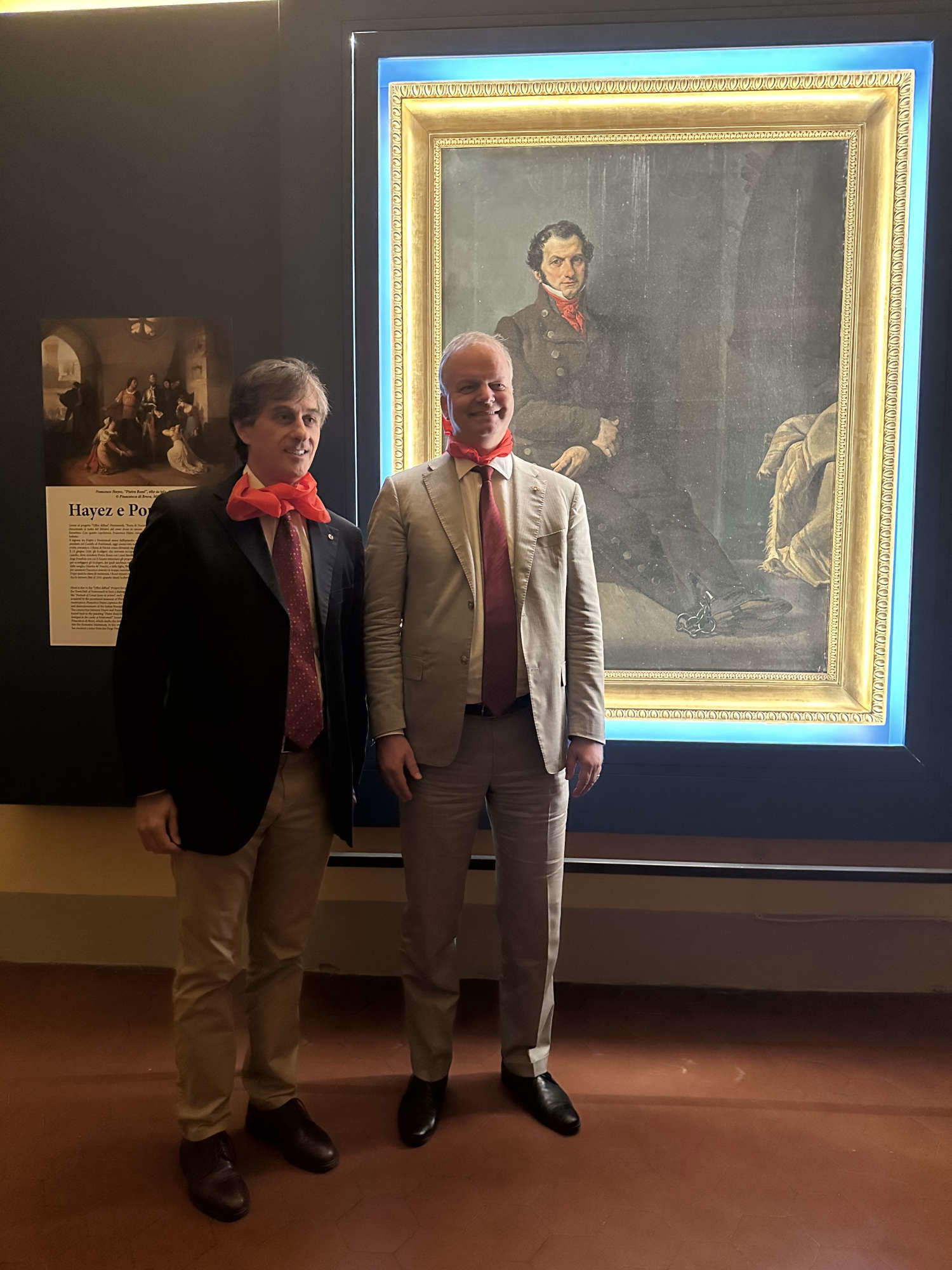 Closing ceremony for Uffizi Diffusi's Hayez exhibition in Pontremoli