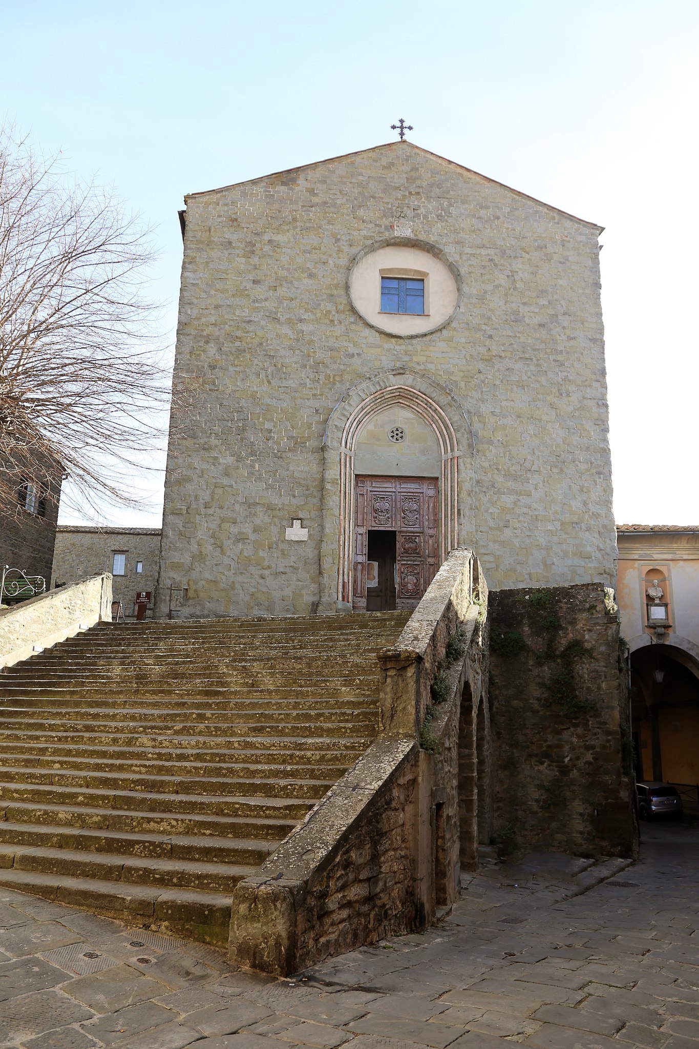 L'église de San Francesco à Cortona