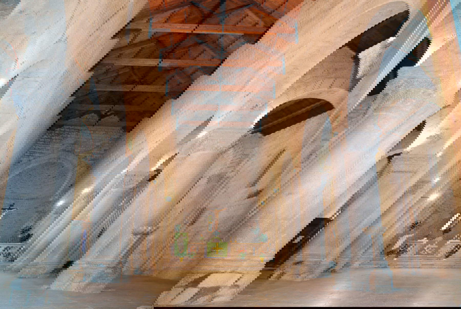 Die Kirche von San Giorgio in Petrella Tifernina. Foto: FAI Fondo Ambiente Italiano Die Kirche von San Giorgio in Petrella Tifernina. Foto: FAI Fondo Ambiente Italiano