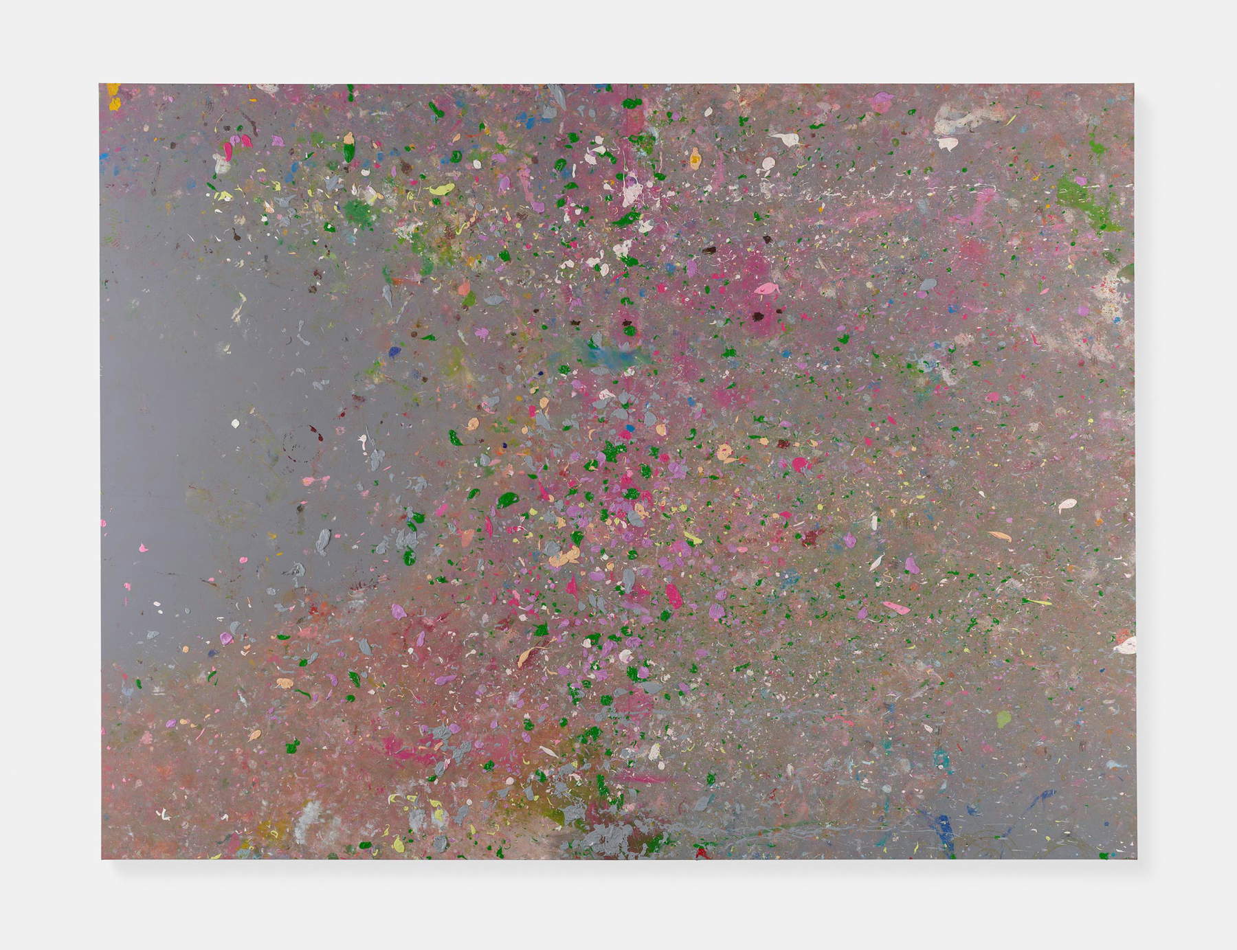 Damien Hirst, Sandsend Beach, 2019, dalla serie Coast Paintings. Foto: Prud ence Cuming Associates Ltd &copy; Damien Hirst and Science Ltd. Tutti i diritti riservati, DACS/ArEmage 2023