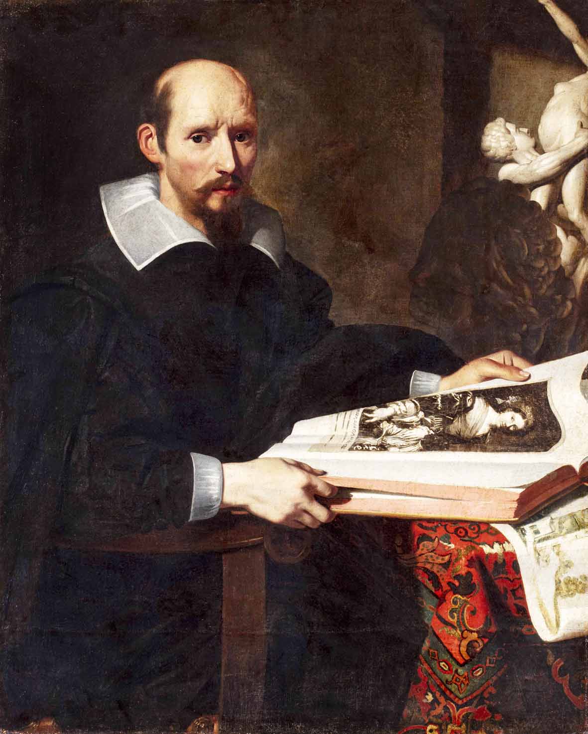 Daniel Van Den Dyck, Portrait of a Collector (oil on canvas; Rovigo, Pinacoteca dei Concordi, Seminario)