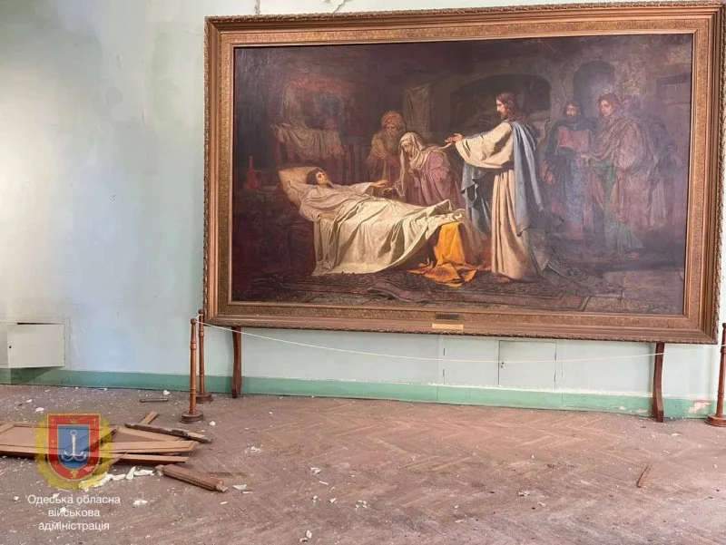 Ucraina, attacco russo danneggia il Museo di Belle Arti di Odessa