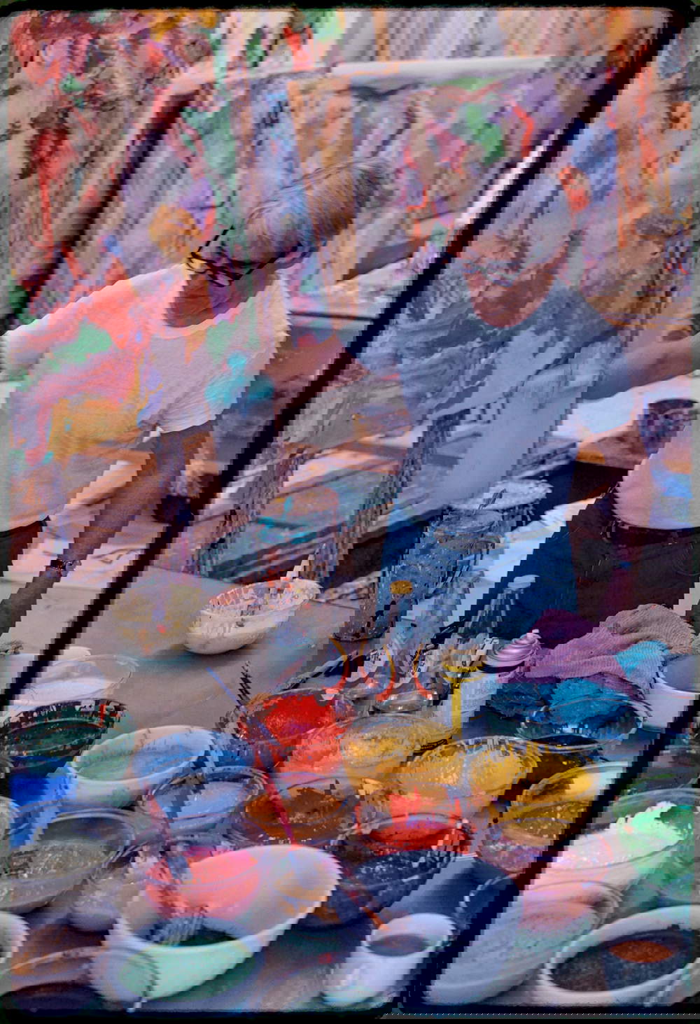 De Kooning dans son studio d'East Hampton