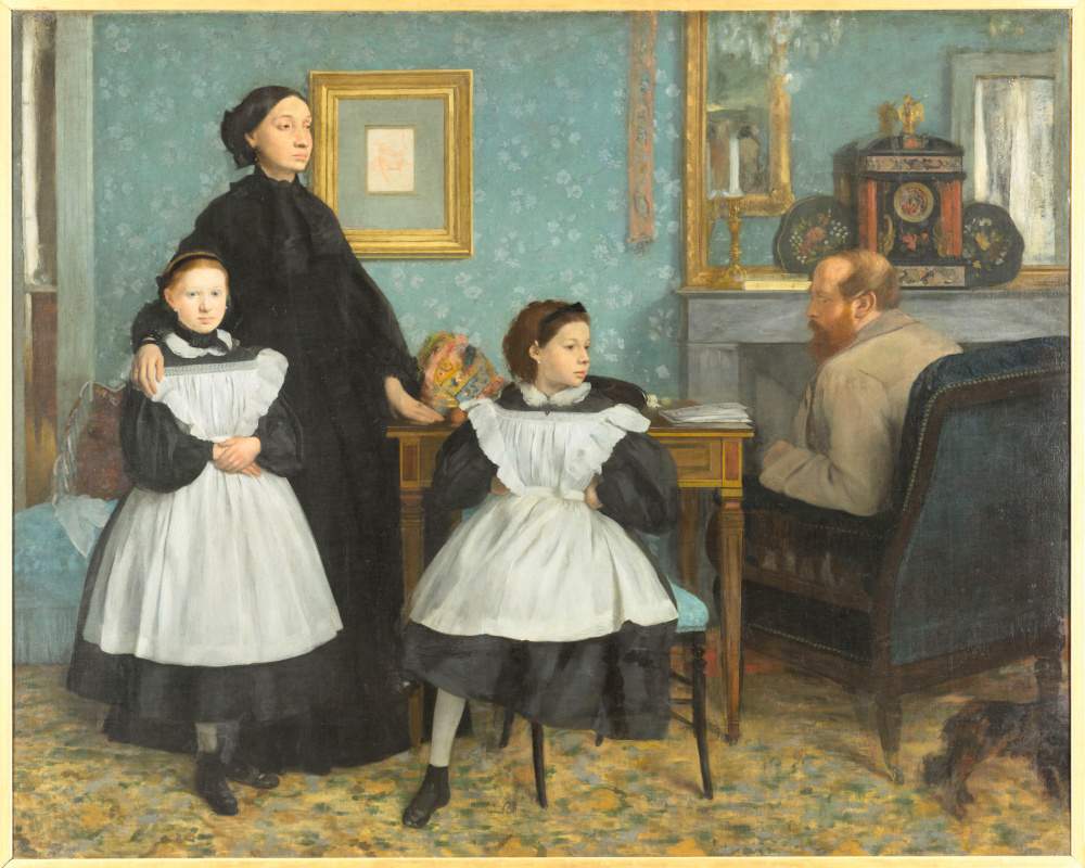 Family Portrait painted by Degas restored thanks to Friends of Florence 