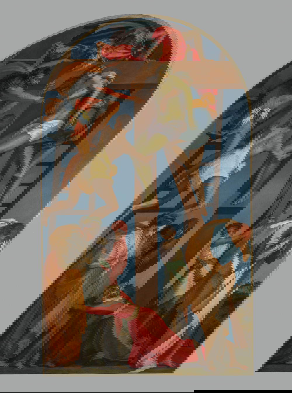 La Deposizione di Rosso Fiorentino dopo il restauro