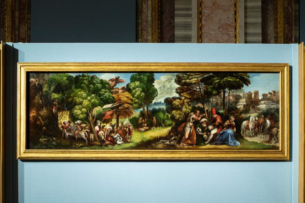 La Galerie Borghèse accueille la première exposition consacrée à la frise d'Énée de Dosso Dossi.