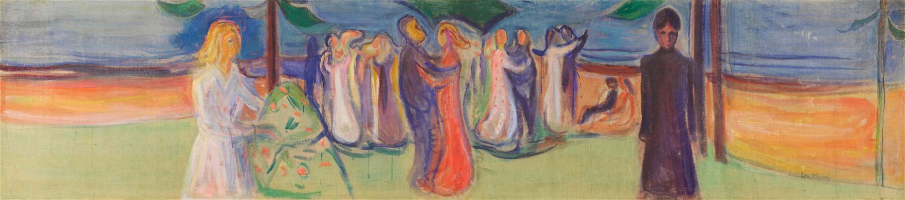 A monumental work by Edvard Munch goes up for auction at Sotheby's: it's the Dance on the Beach