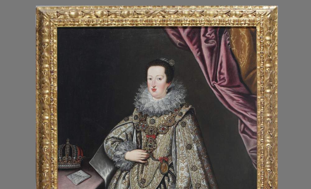 Lucrina Fetti's Portrait of Eleonora Gonzaga for the first time in Rome from Mantua 