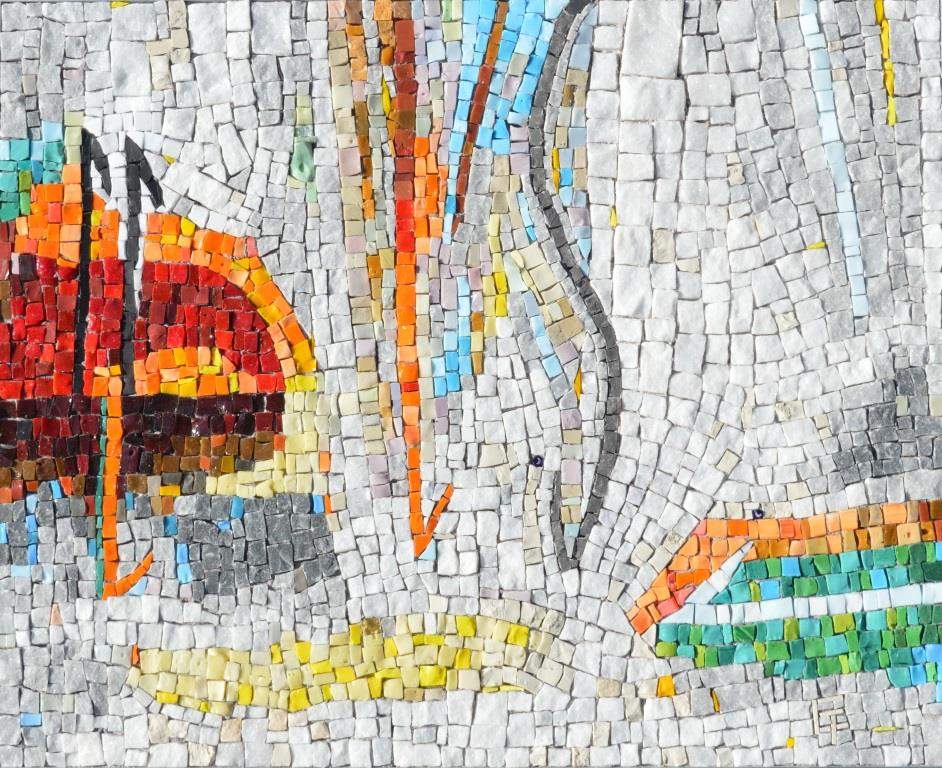 A Bologna la personale “Zigzagare nel tempo” di Enzo Tinarelli, maestro del mosaico