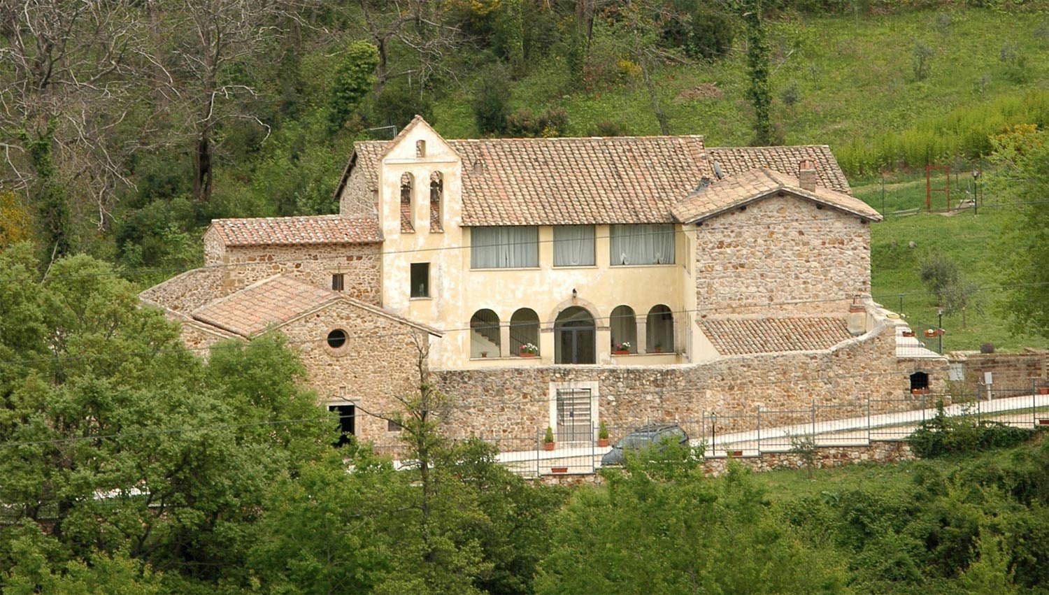 L'ermitage de la Trinité à Allumière. Photo : Musée civique d'Allumière L'ermitage de la Trinité à Allumière. Photo : Musée civique d'Allumière