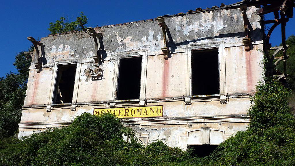La gare de Monteromano. Photo : Dino Michelini La gare de Monteromano. Photo : Dino Michelini