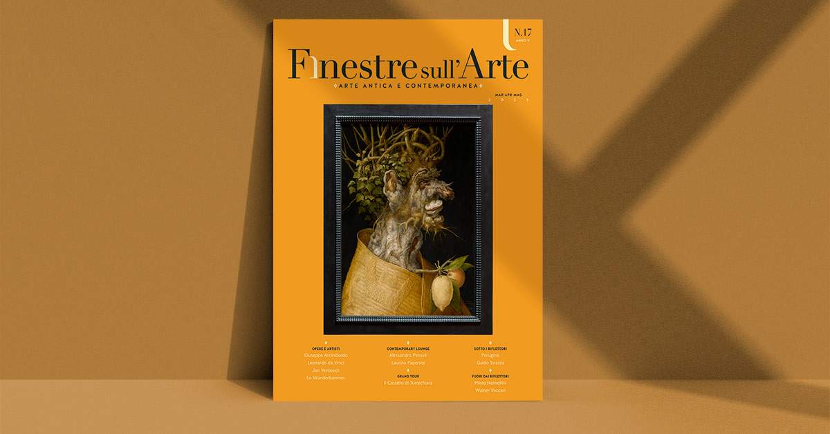 From Arcimboldo to Wainer Vaccari. The table of contents of issue 17 of Finestre Magazine.