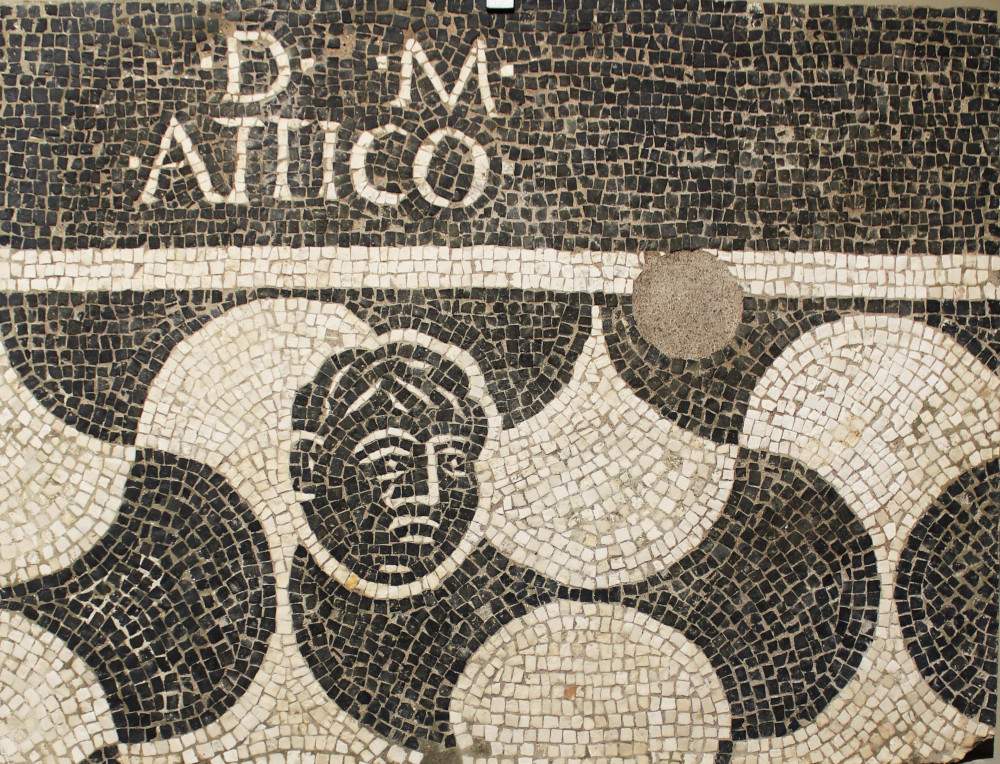 Mosaics from Capitoline collections never before exhibited at Centrale Montemartini on display 