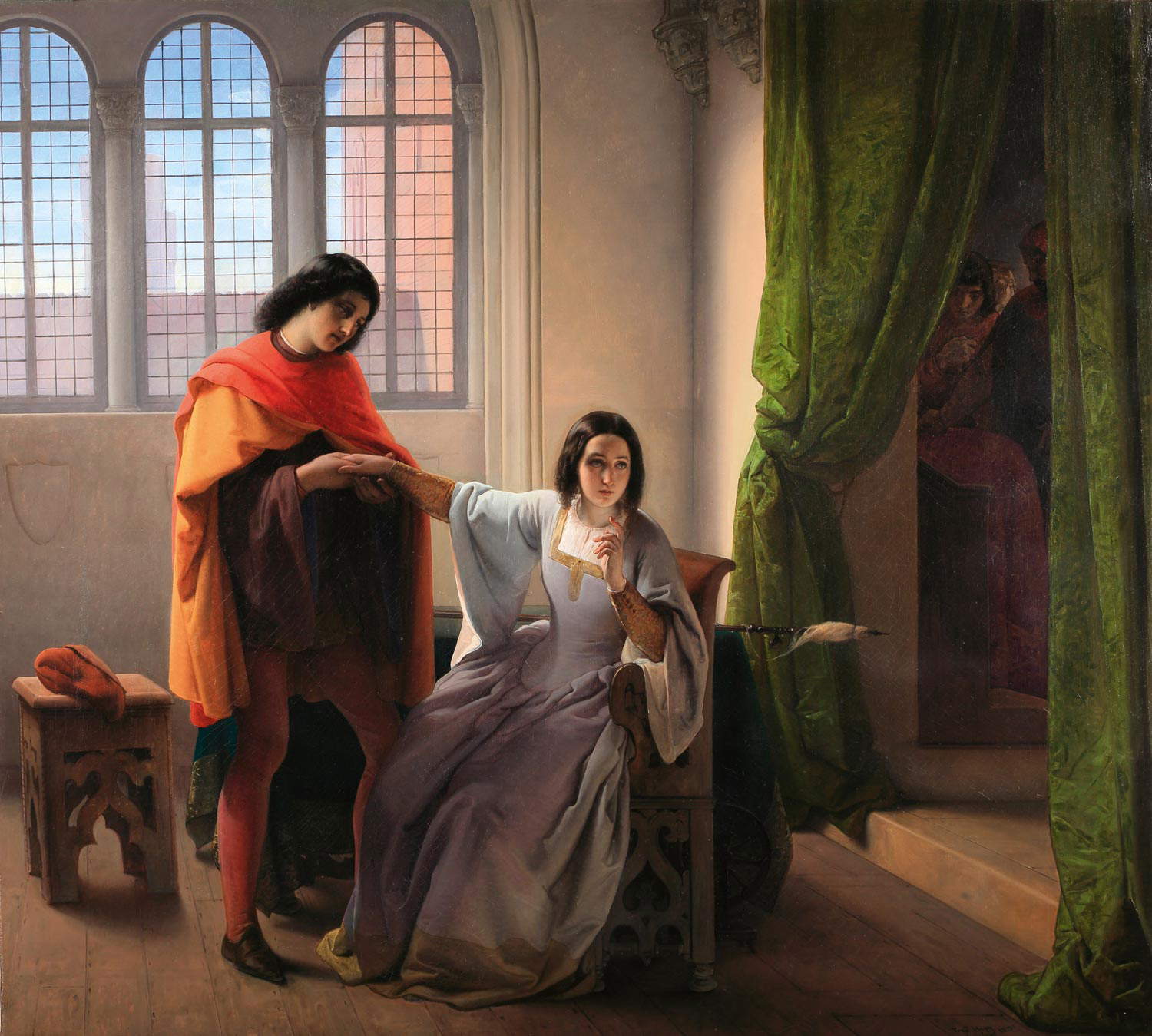 Francesco Hayez, Imelda de' Lambertazzi (1853; oil on canvas, 122 x 126 cm; Private collection, courtesy of Enrico Gallerie d'Arte) Francesco Hayez, Imelda de' Lambertazzi (1853; oil on canvas, 122 x 126 cm; Private collection, courtesy of Enrico Gallerie d'Arte)