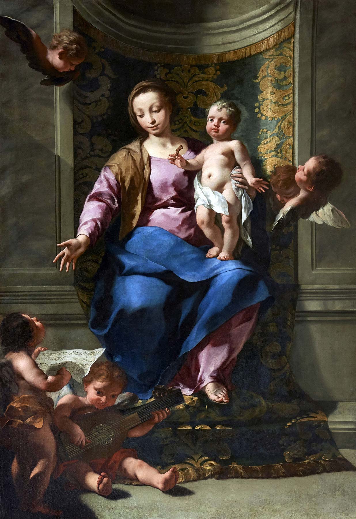 Francesco Polazzo, Madonna mit Kind (Brescia, Santa Maria in Calchera). Foto: Bonotto Francesco Polazzo, Madonna mit Kind (Brescia, Santa Maria in Calchera). Foto: Bonotto
