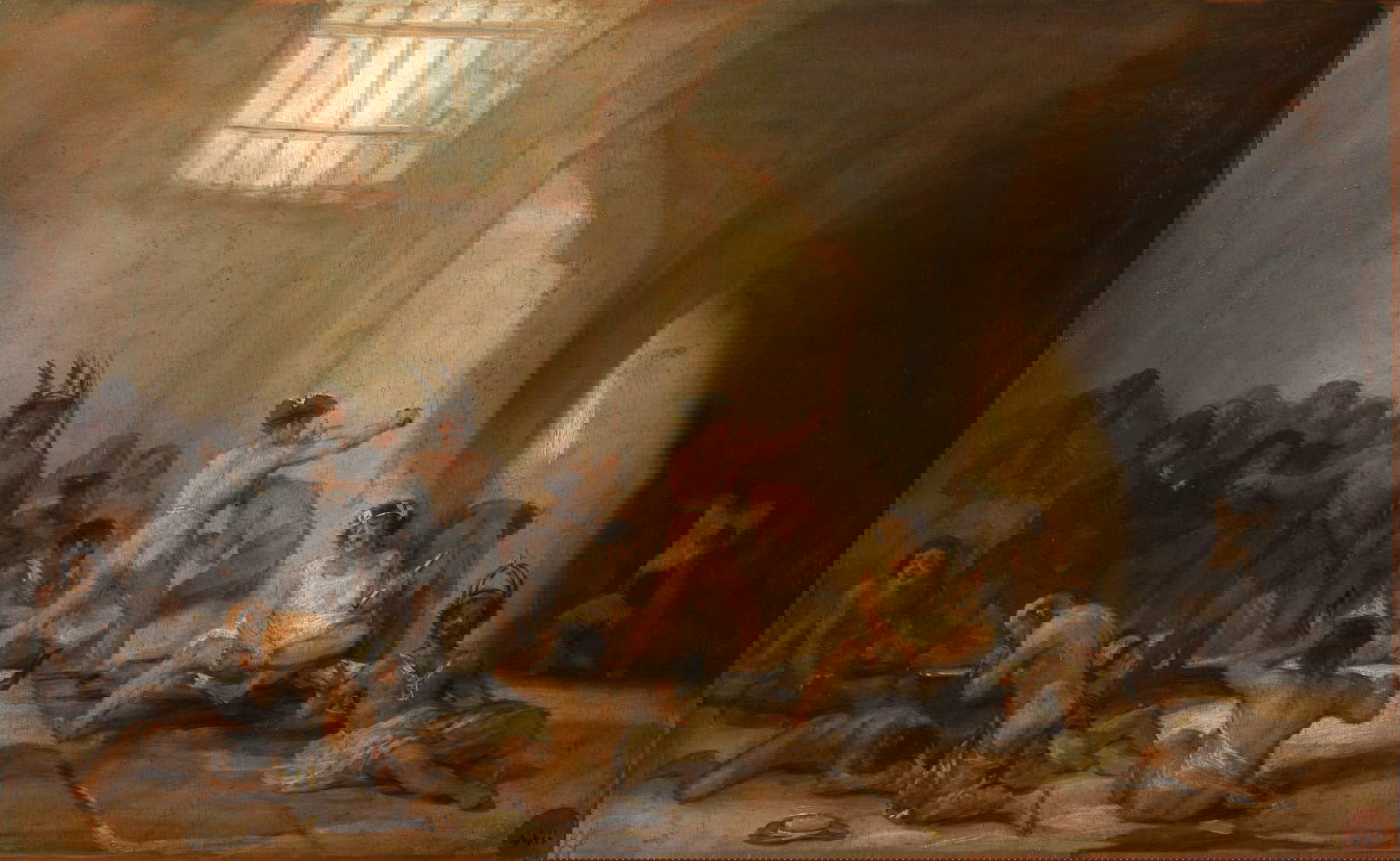 Francisco Goya, The Asylum, from the series  Francisco Goya, The Asylum, from the series