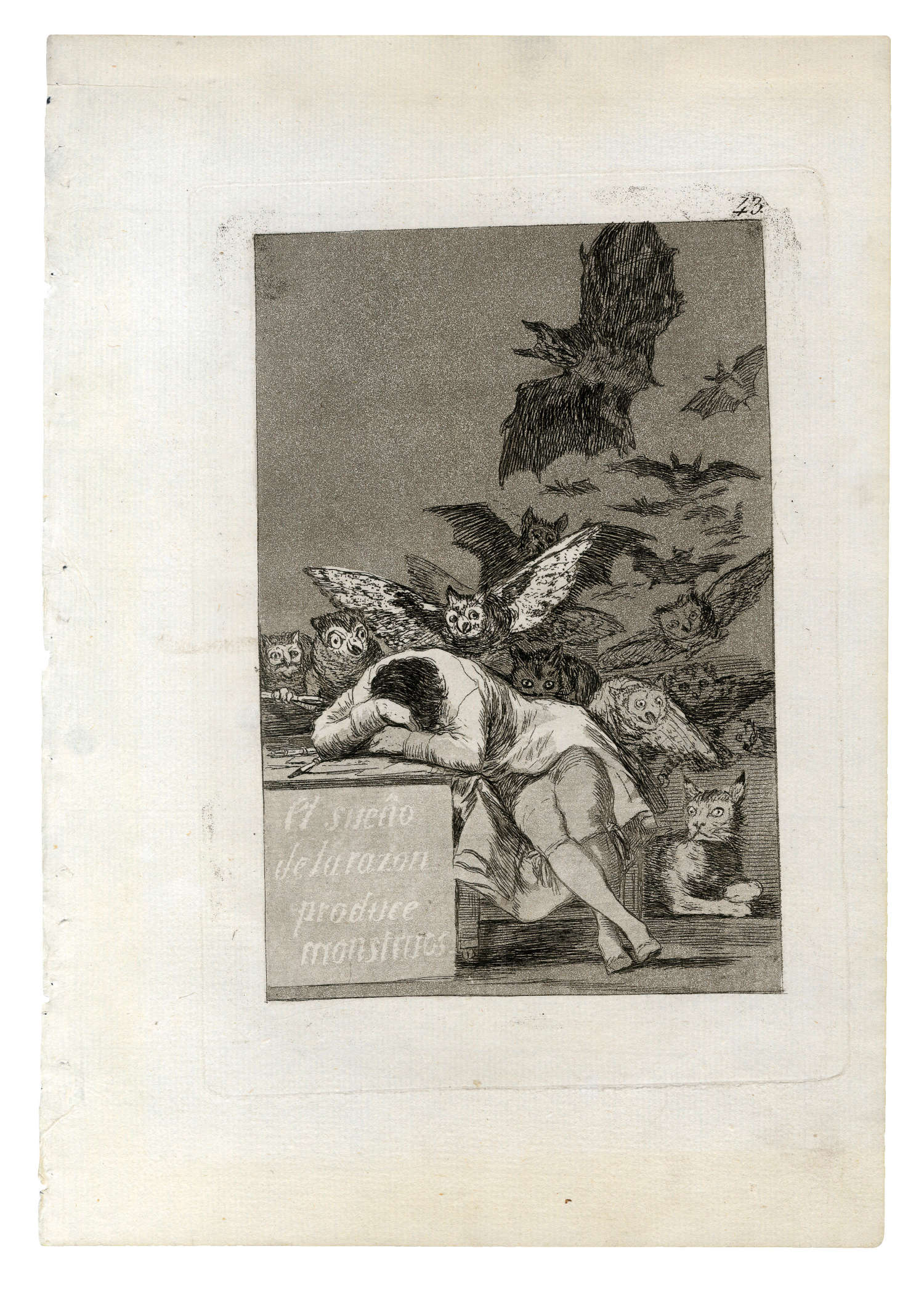Francisco Goya, The Sleep of Reason Generates Monsters, from the series  Francisco Goya, The Sleep of Reason Generates Monsters, from the series