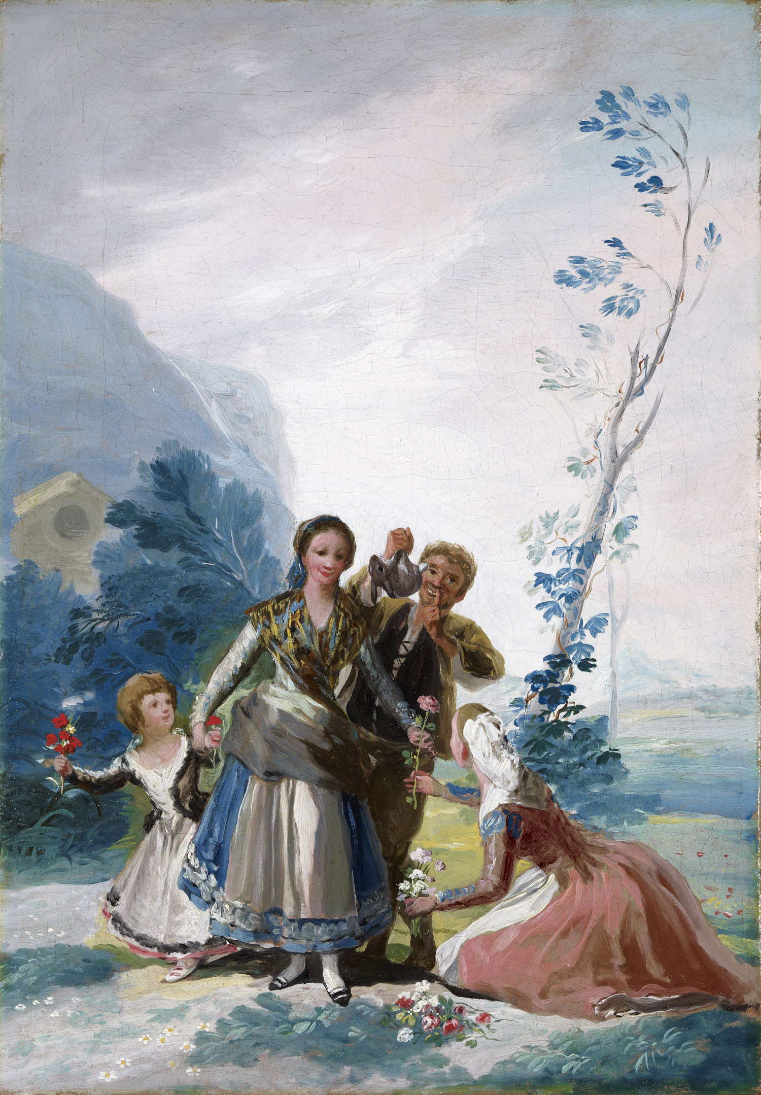 Francisco Goya, The Spring (sketch) (1786; oil on canvas; Madrid, Private Collection) Francisco Goya, The Spring (sketch) (1786; oil on canvas; Madrid, Private Collection)