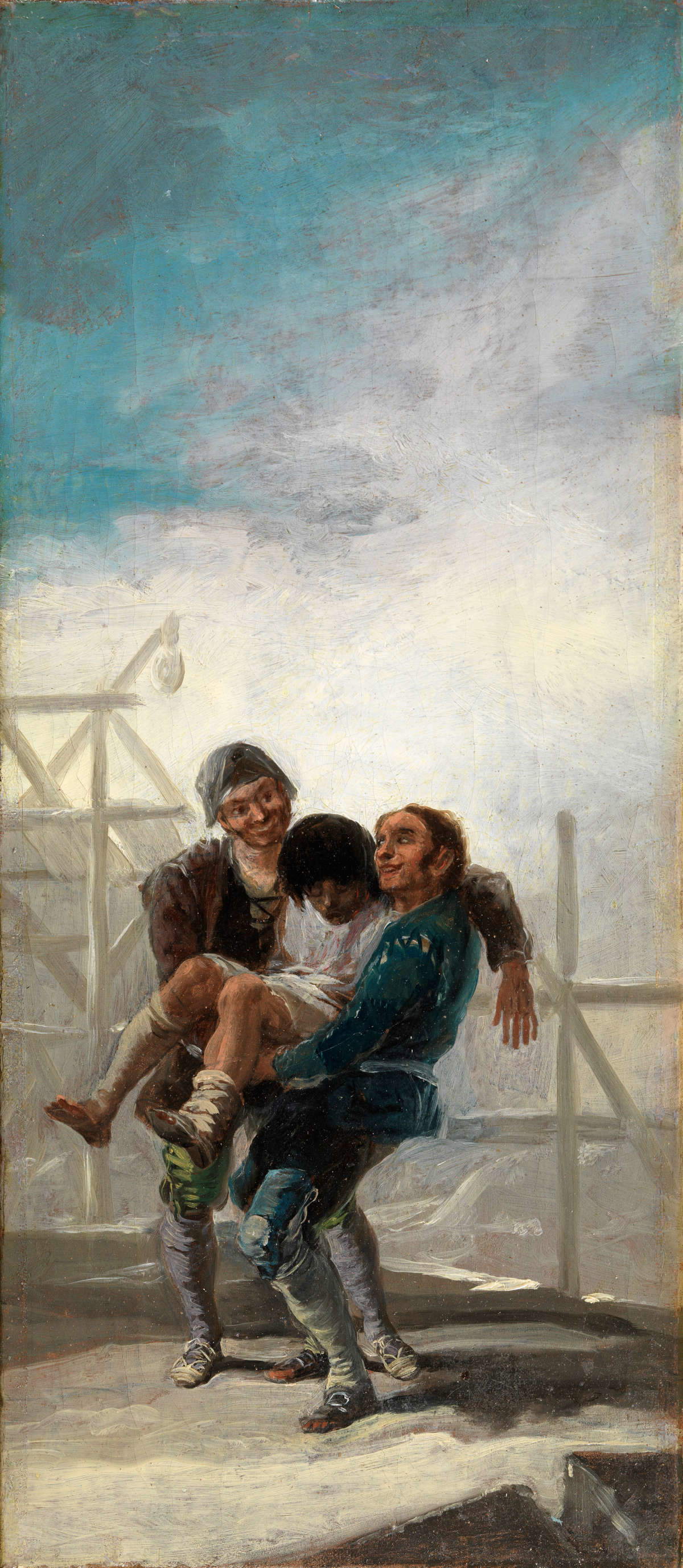 Francisco Goya, The Drunken Mason (sketch) (1786; oil on canvas; Madrid, Museo Nacional del Prado) Francisco Goya, The Drunken Mason (sketch) (1786; oil on canvas; Madrid, Museo Nacional del Prado)