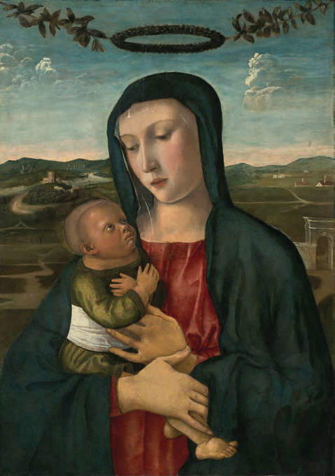 Giovanni Bellini, Madone Fodor (1457-1458 ; tempera sur panneau, 78 x 56 cm ; collection privée)