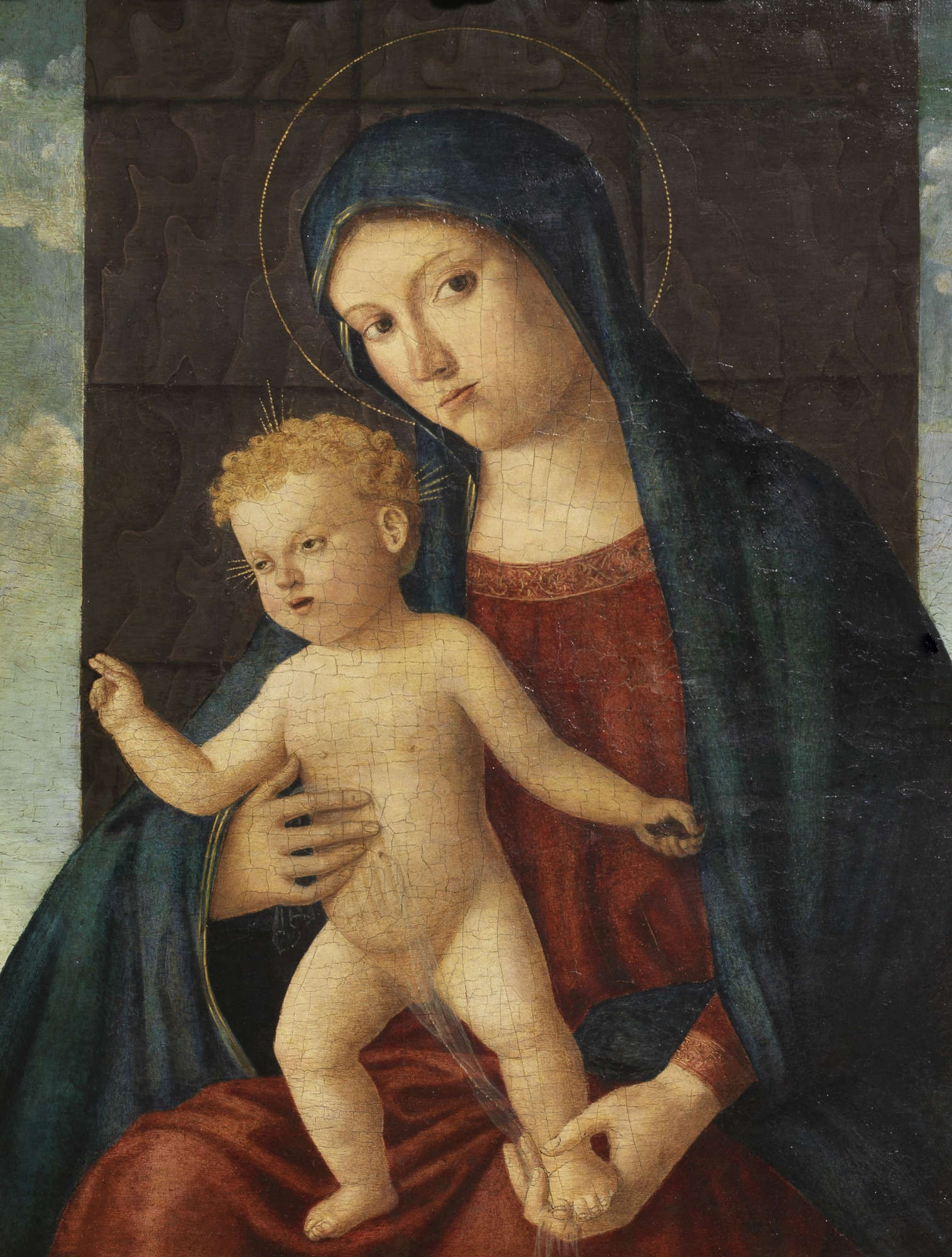 Giovanni di Niccolò Mansueti, Madonna and Child (oil on panel; 59 x 46 cm) Giovanni di Niccolò Mansueti, Madonna and Child (oil on panel; 59 x 46 cm)