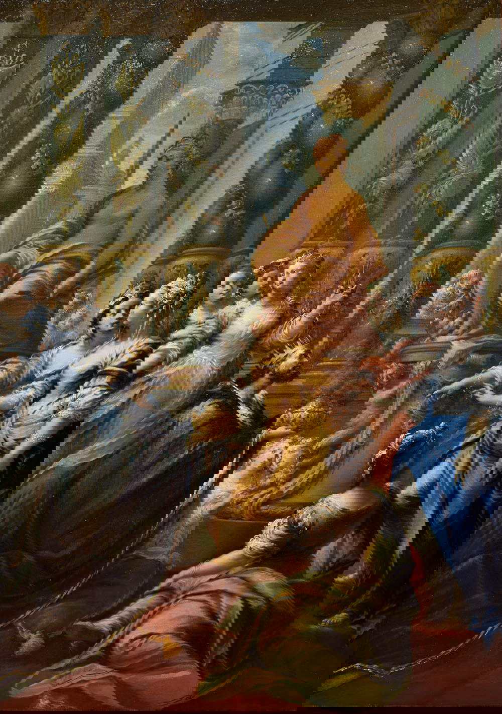 Giuseppe Varotti, Salomone incensa gli idoli (olio su tela, 138 x 98 cm) presso Galleria Le Due Torri