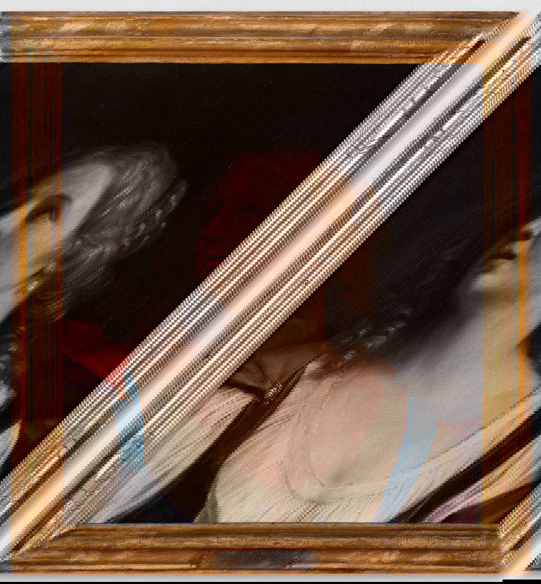Giovanni Francesco Barbieri detto il Guercino, Lucrezia (1644 circa; olio su tela, cm 56 x 51; Bologna, UniCredit Art Collection, Quadreria di Palazzo Magnani) Giovanni Francesco Barbieri detto il Guercino, Lucrezia (1644 circa; olio su tela, cm 56 x 51; Bologna, UniCredit Art Collection, Quadreria di Palazzo Magnani)