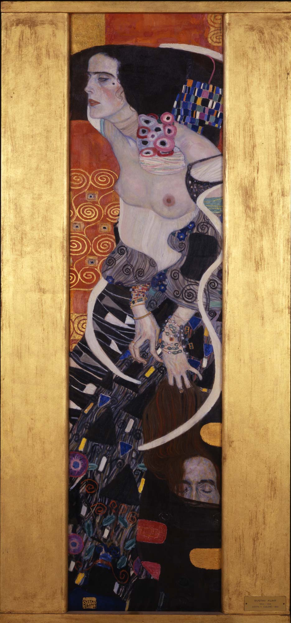 Gustav Klimt, Giuditta II (1909; Venezia, Fondazione Musei Civici di Venezia, Galleria Internazionale d'Arte Moderna di Ca' Pesaro) Gustav Klimt, Giuditta II (1909; Venezia, Fondazione Musei Civici di Venezia, Galleria Internazionale d'Arte Moderna di Ca' Pesaro)