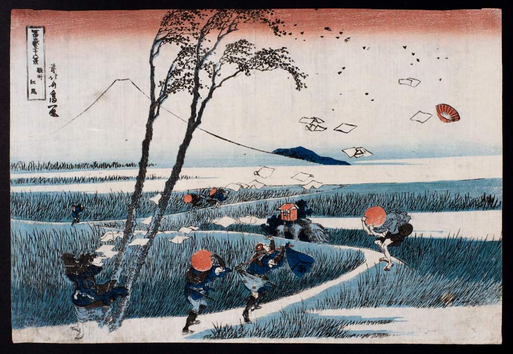 An exhibition on Japanese landscapes, from Hokusai to Hiroshige, in Bagnacavallo