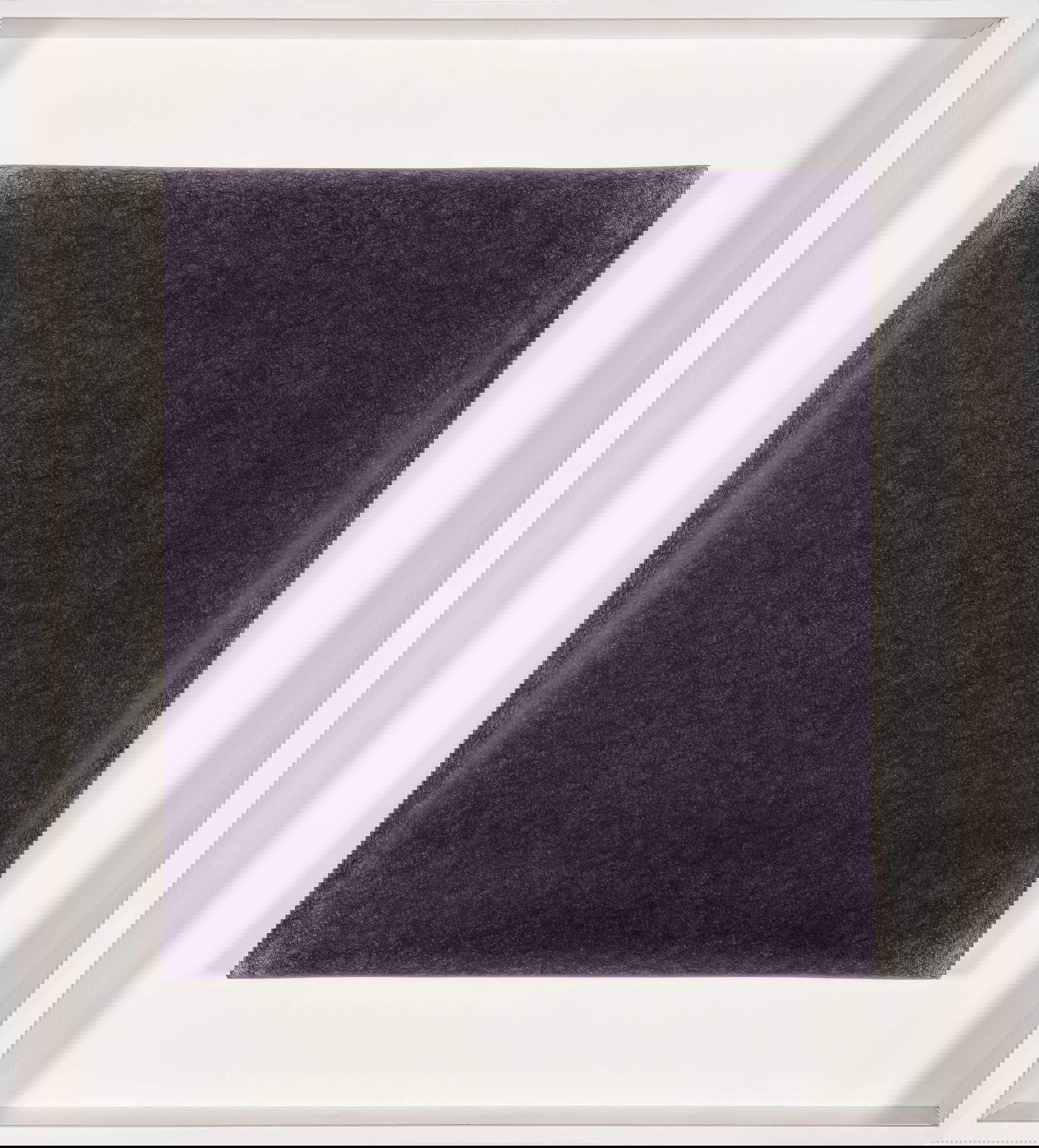 Irma Blank, Avant-testo, 31-8-99 (1999; birome sobre poliéster sobre marco de madera, 38,5 x 33,5 cm). Por concesión de Irma Blank Estate, Milán, y P420, Bolonia.