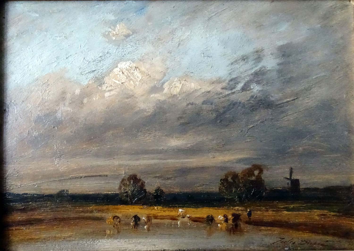 Jules Dupré, Landscape with Cattle (oil on panel; 26.5 x 19 cm; Private collection) Jules Dupré, Landscape with Cattle (oil on panel; 26.5 x 19 cm; Private collection)