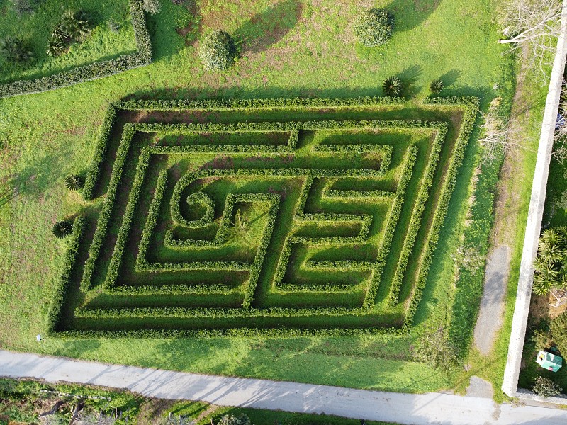 The Enchanted Garden of Gigliopoli, a labyrinth on the sea of Sicily