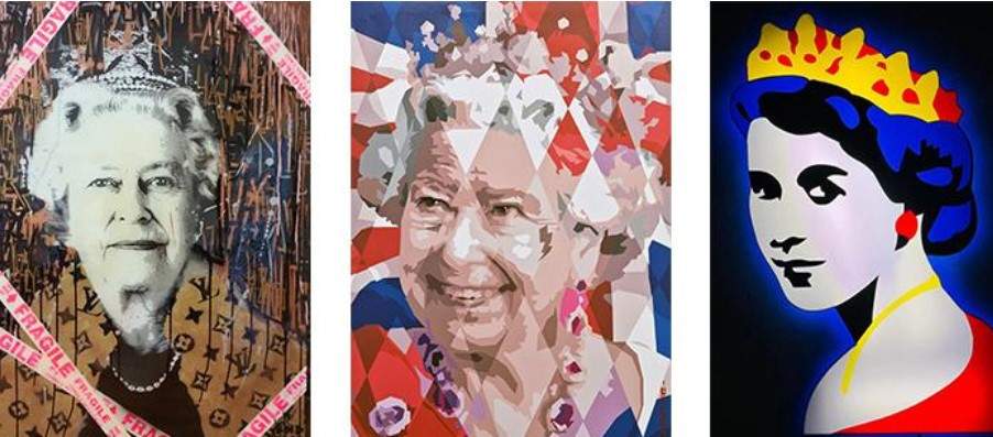 Une exposition à Milan dédiée à la reine Élisabeth II avec des œuvres de pop art et de street art 