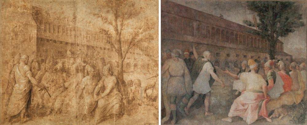 Mantua, Ducal Palace acquires rare preparatory drawing by Lorenzo Costa the Younger